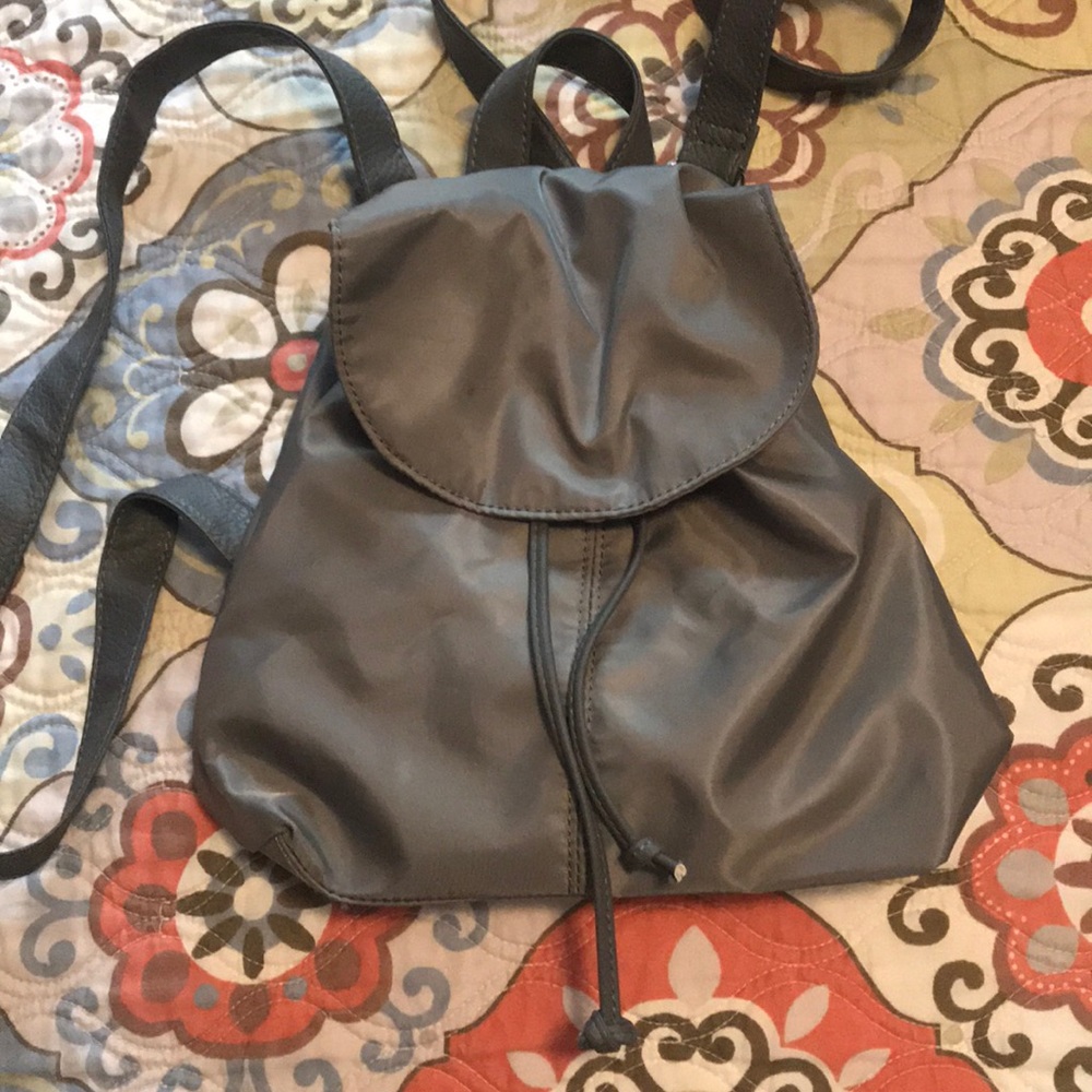 Mini Grey Backpack, water resistant!